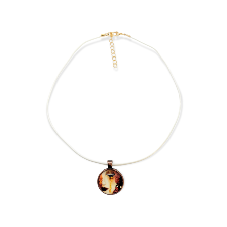 Necklace bronze Golden Tears1
